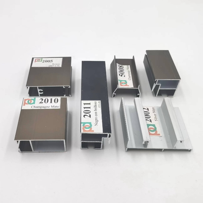 De geanodiseerde Profielen van het het Aluminiumvenster van de 6 Meterslengte voor de Reeks L20 van Bolivië en van Chili