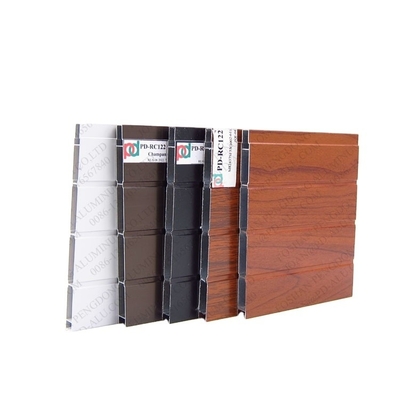 Hout aluminium profiel voor poorten in Uruguay en Mexico Geen geld vormen is legering