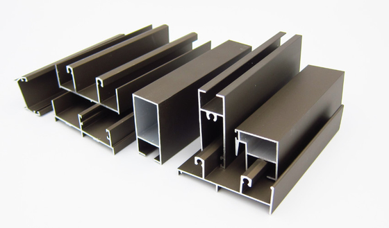 Douane 6063 T5-van het Profielkaders van het Aluminium Glijdende Venster het Poederdeklaag