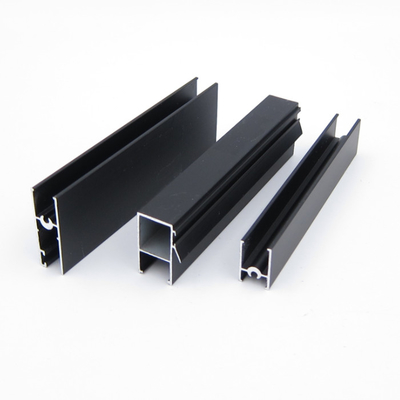 Zwarte Geanodiseerde Serie 3825 Profielen van het Aluminiumvenster voor Deur en Meubilair
