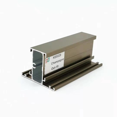 Aluminiumlegering 6063 Met een laag bedekte het Aluminiumuitdrijvingen van Openslaand raamprofielen Poeder