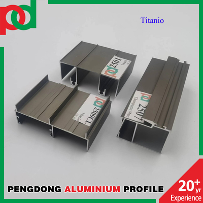 Het poeder bedekte het Aluminiumprofielen van de 5,8 Meterslengte T5 voor Vensters en Deuren met een laag