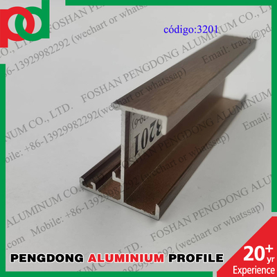0.15mm T5 het Buihout beëindigt Aluminiumprofielen voor de Reeks L20 L25 L32 L5000 van Bolivië