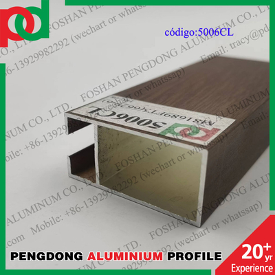 0.15mm T5 het Buihout beëindigt Aluminiumprofielen voor de Reeks L20 L25 L32 L5000 van Bolivië