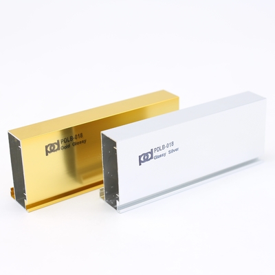 Het Oppoetsen van High Glossy Silver van de Foshanfabrikant het Profiel van de Aluminiumkeukenkast