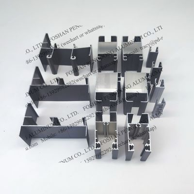 Zilver geanodiseerd raam aluminium profiel