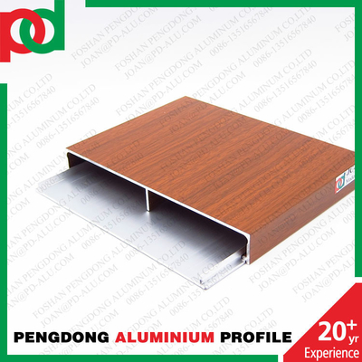 Aluminiumprofiel voor poorten in Uruguay Mexico Temperatuur T5 Verschillende houten kleuren