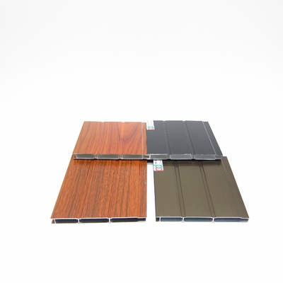 Aluminiumprofiel voor poorten in Uruguay Mexico Temperatuur T5 Verschillende houten kleuren