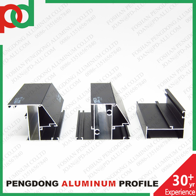 Powder Coated Profiles Aluminum For Windows And Doors In Serie 42 Made In Foshan To Peru Bolivia Chile 6000 Series Grade