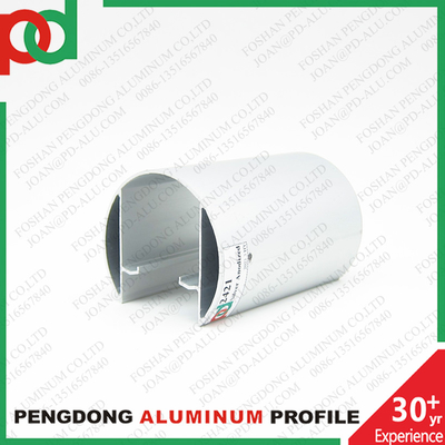 6M Lengte Plata Mate Zwarte Houten Kleur Aluminium Leuningprofielen Met Brons Geanodiseerde Afwerking En Verschillende Maten