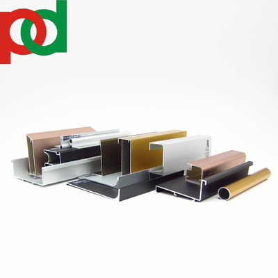 Aanpasbare extrusietechnologie Vervaardiging van aluminiumprofielen voor glazen deuren Keukenkasten Kledingkast MDF Melamine