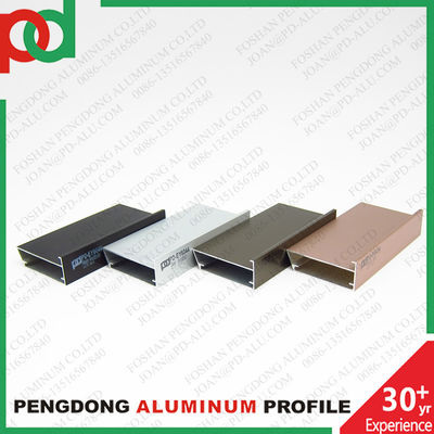 Aanpasbare extrusietechnologie Vervaardiging van aluminiumprofielen voor glazen deuren Keukenkasten Kledingkast MDF Melamine