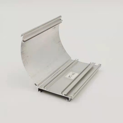 Geanodiseerd 6063 het Spoorprofielen Rod Spring Tube Bottom van het Aluminiumgordijn