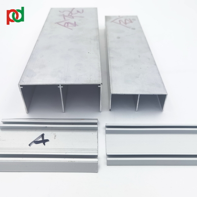 RoHs MSDS het glijden het Profiel van het Garderobealuminium voor het Spoor van het Garderobespoor