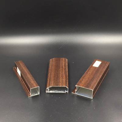 6061 het hout beëindigt de Uitdrijving van het de Deurkader van Aluminiumprofielen voor Hotelvilla