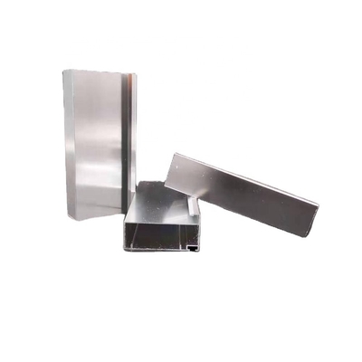 Glanzend Zilveren rechthoekig Geanodiseerd Profiel 1.2mm van de Aluminiumkeuken Dikte