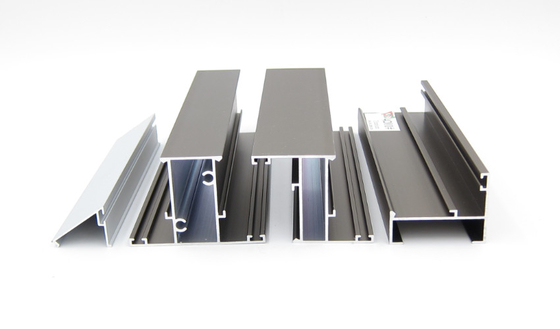 6000 van het de Profielenaluminium van het Reeksopenslaande raam Vierkante Uitdrijvingen