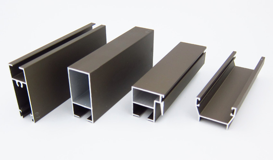Douane 6063 T5-van het Profielkaders van het Aluminium Glijdende Venster het Poederdeklaag