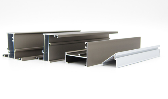 Linea 42 6063 T6-Geanodiseerd Profielenzilver van het Aluminiumopenslaande raam