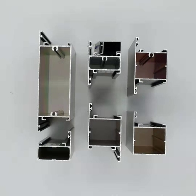 Met een laag bedekte het Aluminiumuitdrijvingen van de Kongo Togo Casement Window Profiles Powder