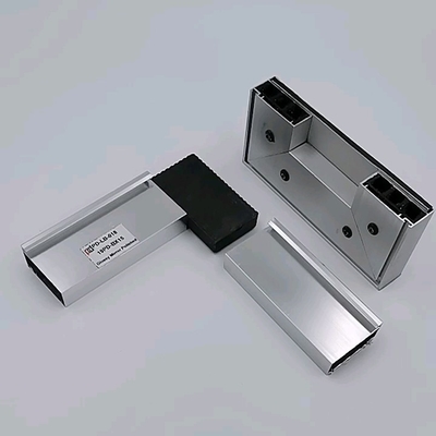 Geluiddichte T5 6063 het Profiel van het Keukenaluminium het Zilveren Glanzende Oppoetsen