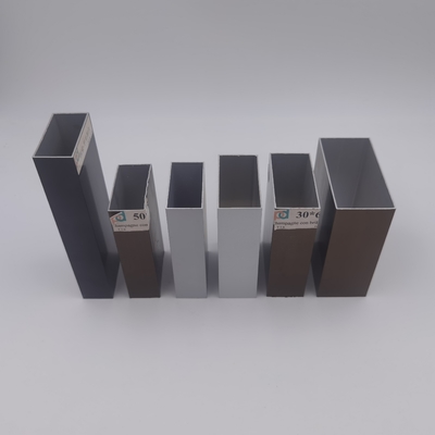 ISO 14001 Uitgedreven de Profielen Rechthoekige Ronde 40 x 40 van het Aluminiumbuizenstelsel