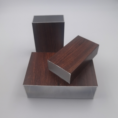 Het houten van het de Buisprofielen Uitgedreven Aluminium van het Korrelaluminium Rechthoekige Buizenstelsel