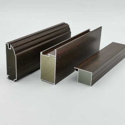 Israël 6063 T5-Profielen van de het Kabinetsdeur van het Douanealuminium 1.2mm Dik Met een laag bedekt Poeder