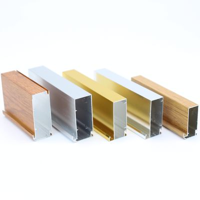 Goede prijs Hoog - het kwaliteit Aangepaste Poeder Met een laag bedekte het Oppoetsen Profiel van de Aluminiumkeukenkast online