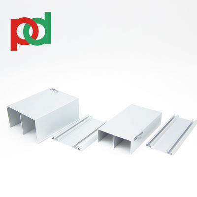 5.8M Lange houten aluminiumprofielen van graankleur voor schuifkastmeubelen vervaardigd door een professionele fabrikant