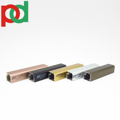 Extrusietechnologie 6000 Serie Aluminium Profielen Voor Melamine Meubelen Goud Chroom Brons Geanodiseerd In Grote Maten