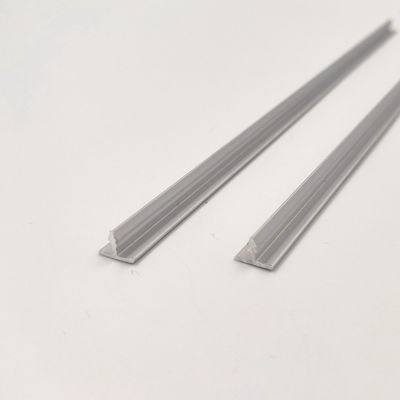 Goede prijs Het decoratieve 8mm T Zilver van de Versieringsprofielen van het Vormaluminium anodiseerde mat online