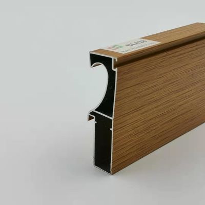 Goede prijs 6061 het hout beëindigt de Uitdrijving van het de Deurkader van Aluminiumprofielen voor Hotelvilla online