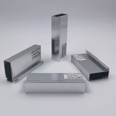 Goede prijs T5 6063 het Profiel van de Aluminiumkeukenkast het Heldere Zilveren Oppoetsen online
